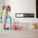 CONNETIX Pastel Ball Run Expansion Pack - 80 Pieces Lifestyle