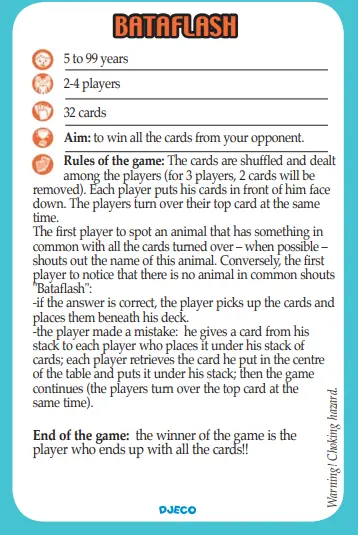 Bataflash Game Rules