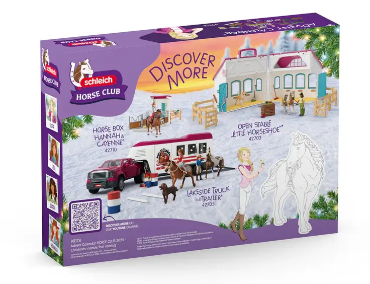 Horse Club 2025 Advent Calendar box back.webp