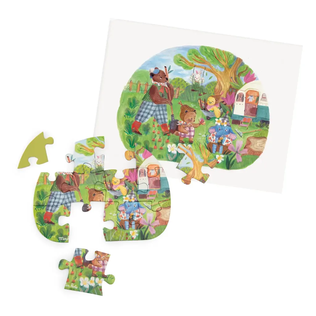 Les Minouchkas - 4 Mini Puzzles A Beautiful Day puzzle 2.webp