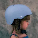 Lill 8 Helmet - Slate Blue Matte lifestyle side