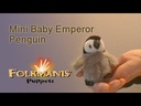 Folkmanis® Mini Baby Emperor Penguin Finger Puppet Demo