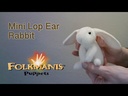 Folkmanis® Mini Lop Ear Rabbit Puppet Demo
