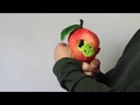 Folkmanis Worm In Apple Puppet Demo