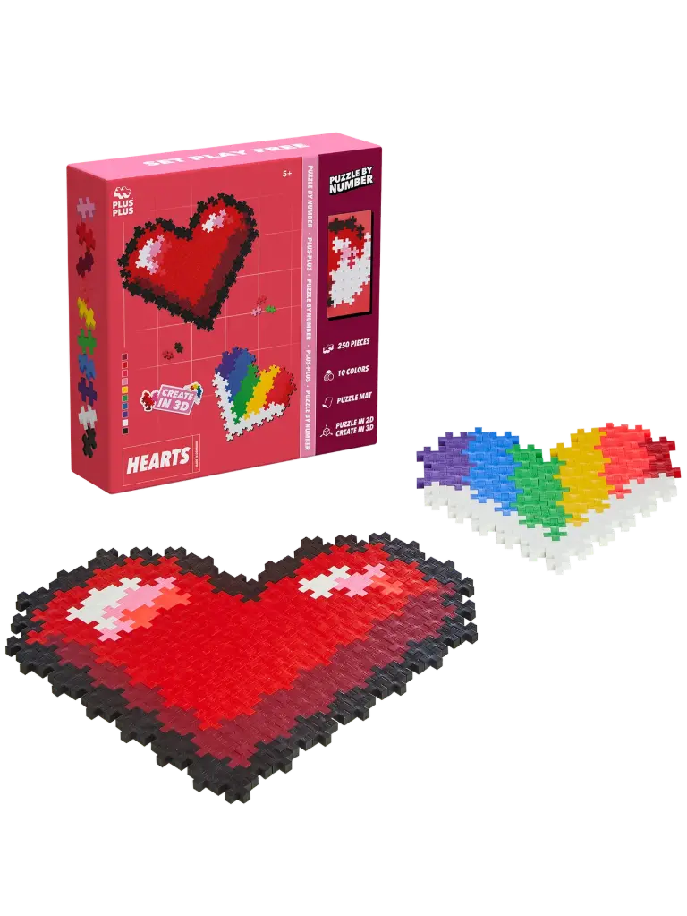 Hearts - 250pc Puzzle By Number