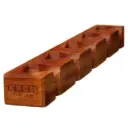 Wall Mount - Holds 5 Kendamas Walnut