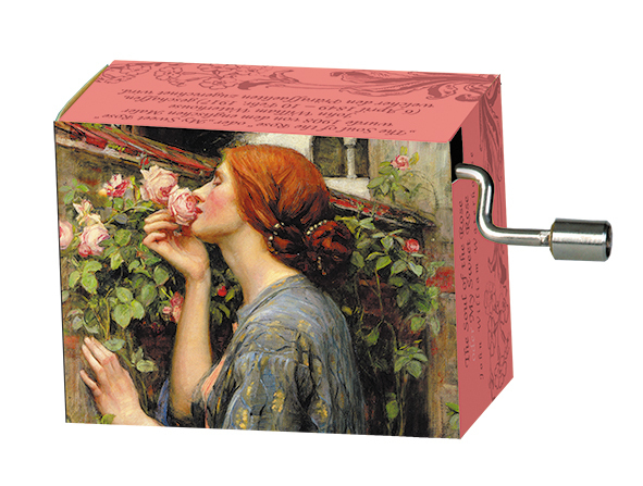 Music Box - La Vie en Rose with Waterhouse's 'The Soul of the Rose' Art
