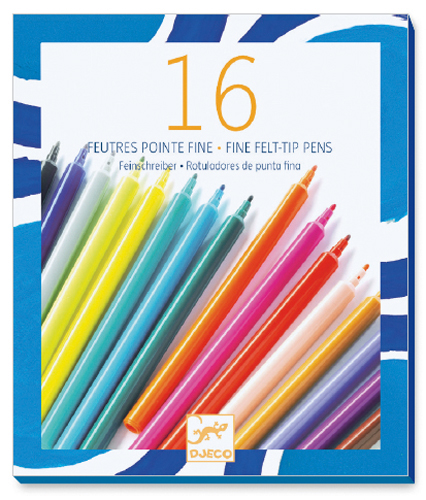 16 Thin Markers