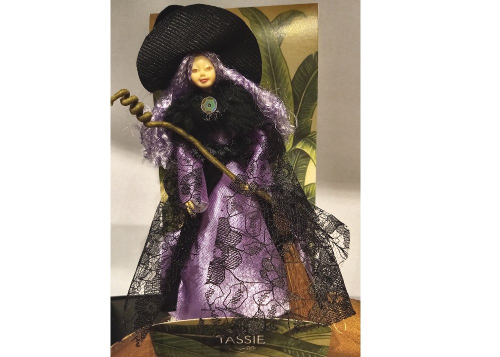 Witch; Purple Hair, Purple Dress
