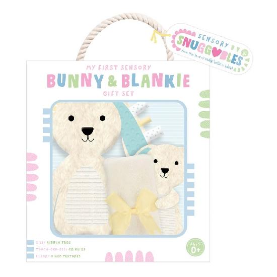 My First Sensory Bunny and Blankie Gift Set