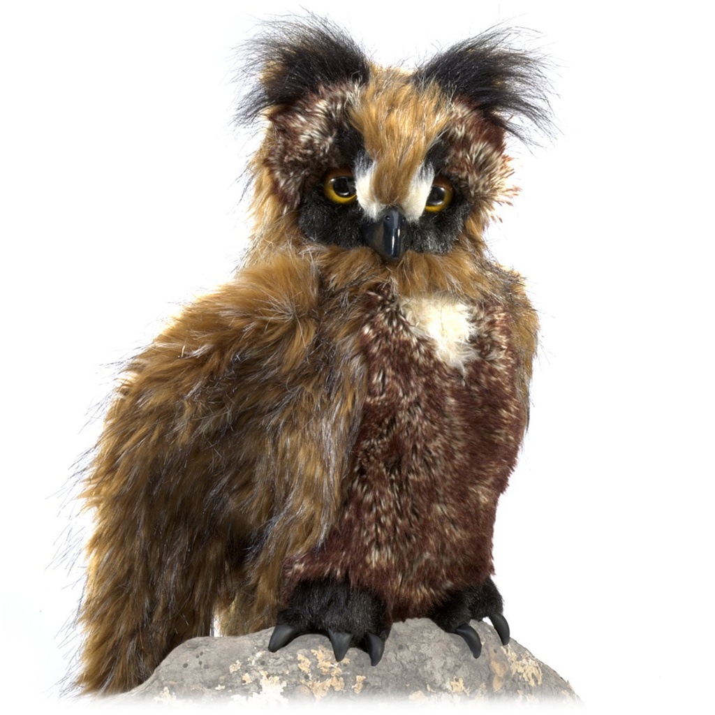 Great Horned Owl Puppet