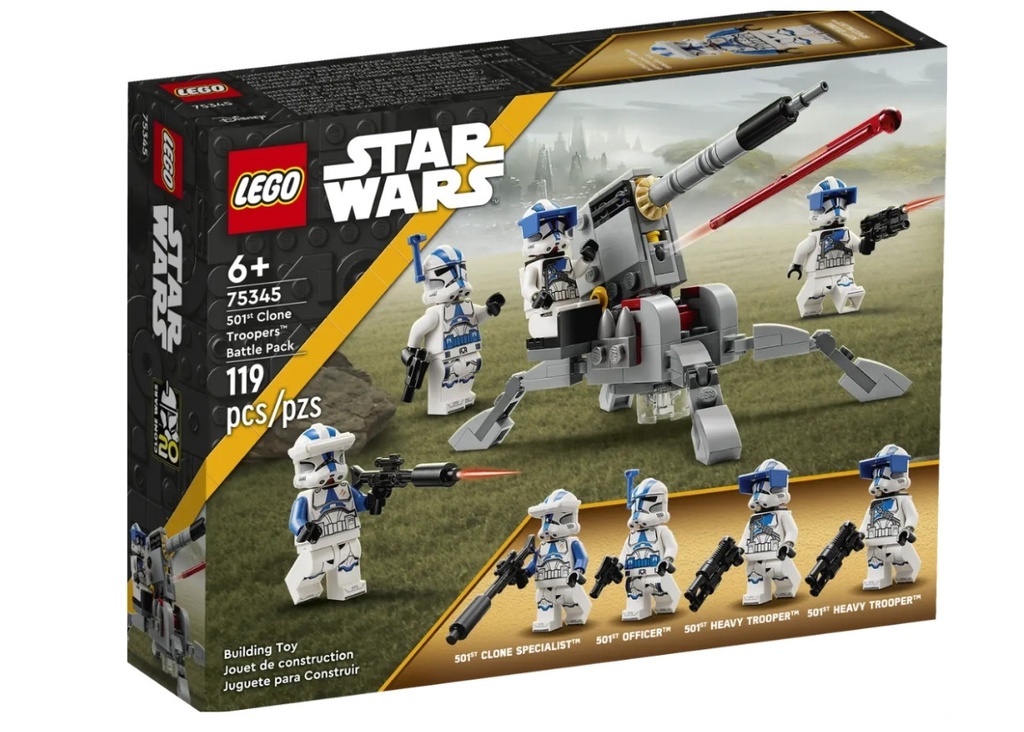 501st Clone Troopers Battle Pack 75345