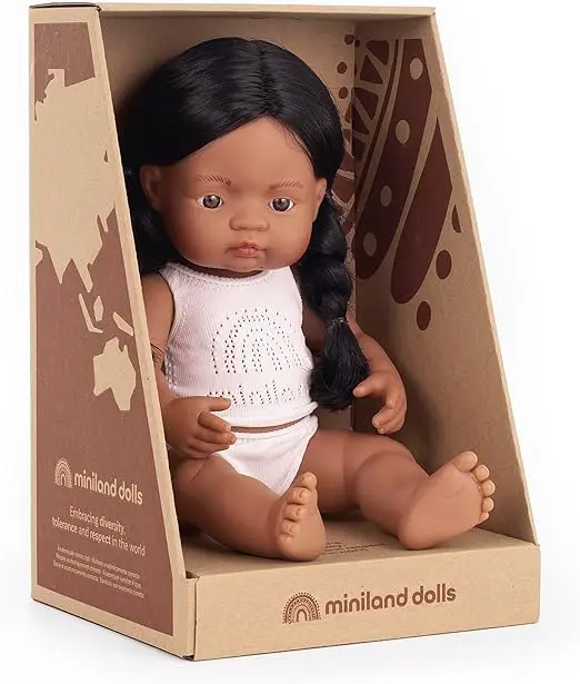 Baby Doll Native American Girl 15" (box)