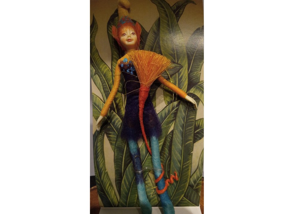 Cedric Elf, Yellow/Purple, Sea Anemone