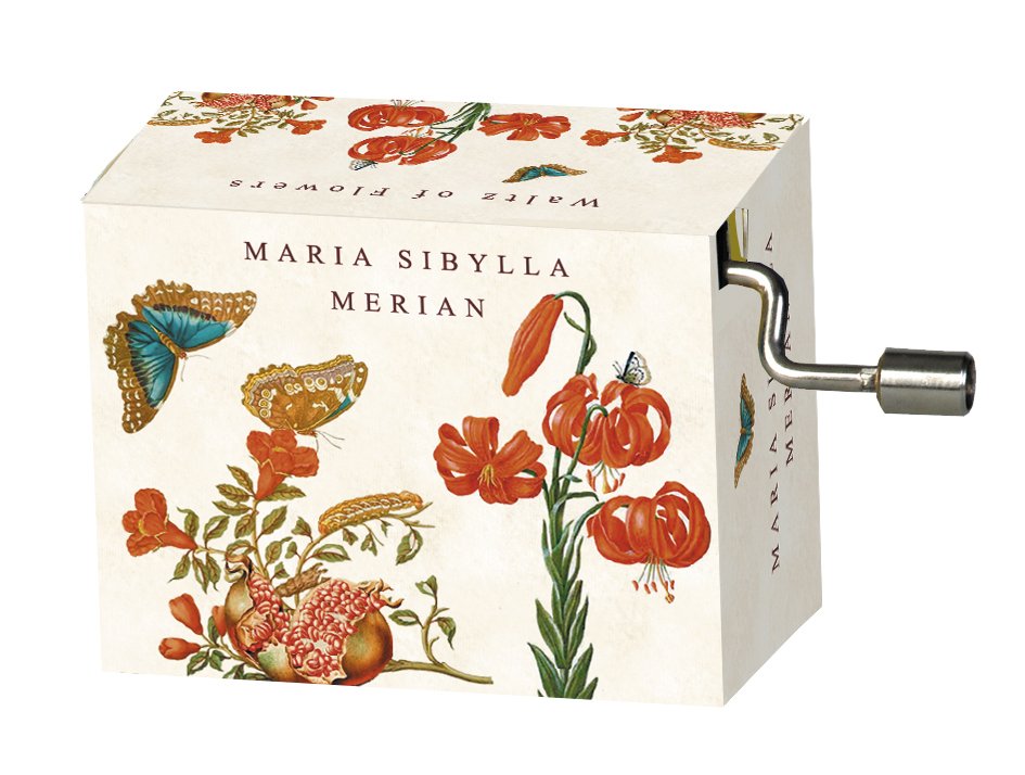 Music Box - Waltz of the Flowers with Merian's 'Butterflies' Art