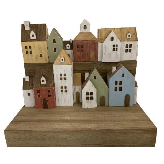 Town - Houses Set, 10pcs
