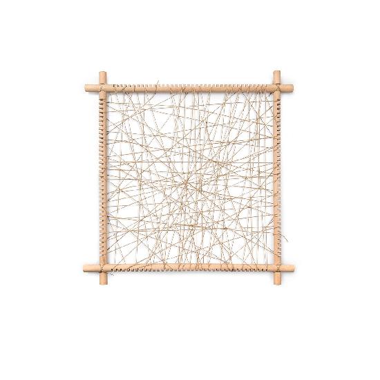 Wood Frame with Hemp Cord