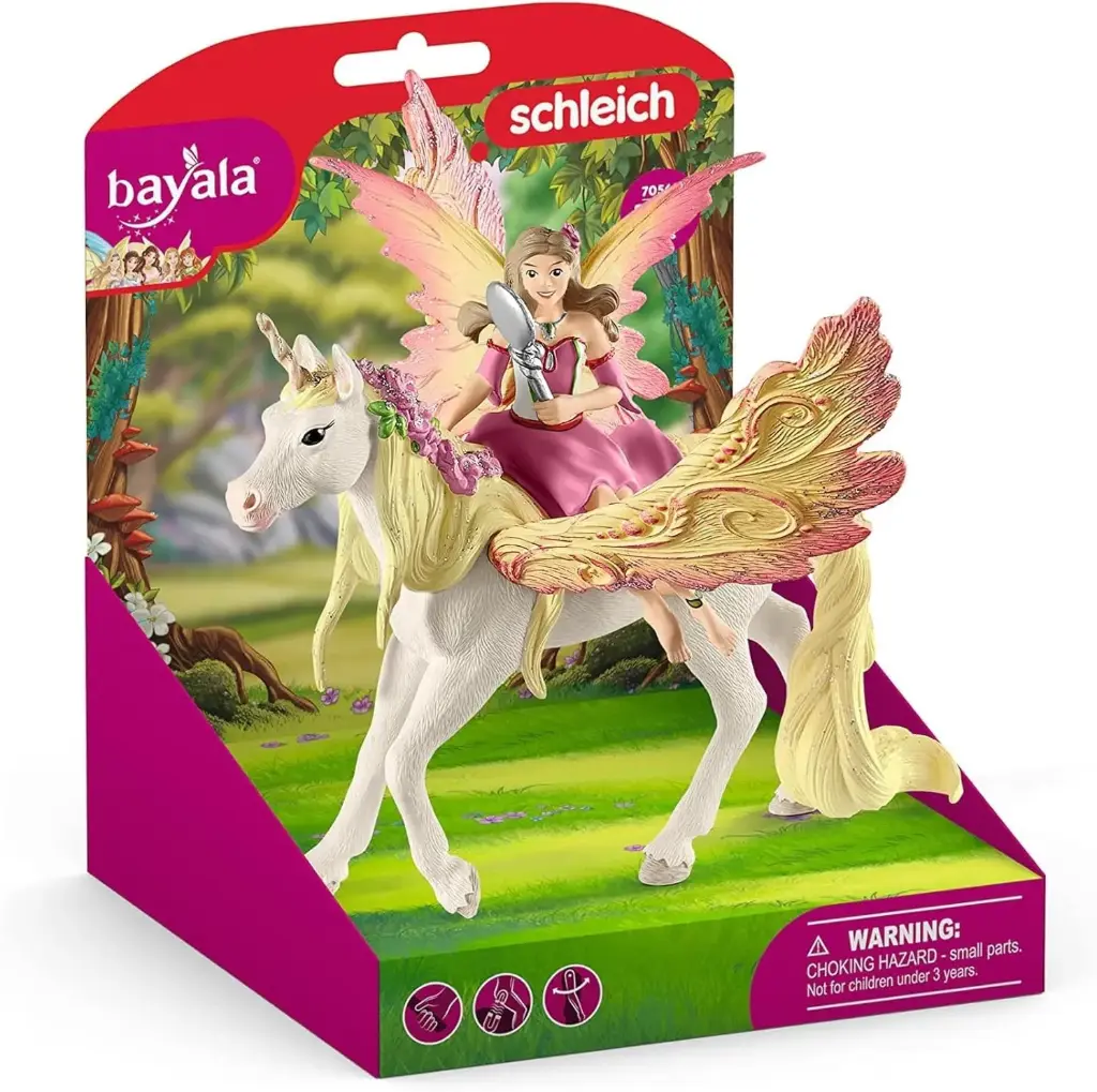 Fairy Feya with Pegasus Unicorn