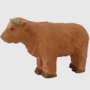 Highland Cow Toy - Wooden