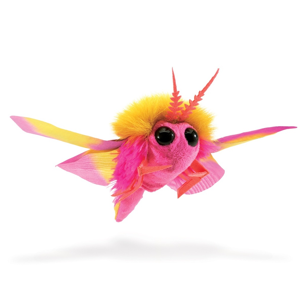 Mini Rosy Maple Moth Finger Puppet