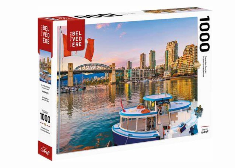 1000pc Vancouver Burrard Bridge
