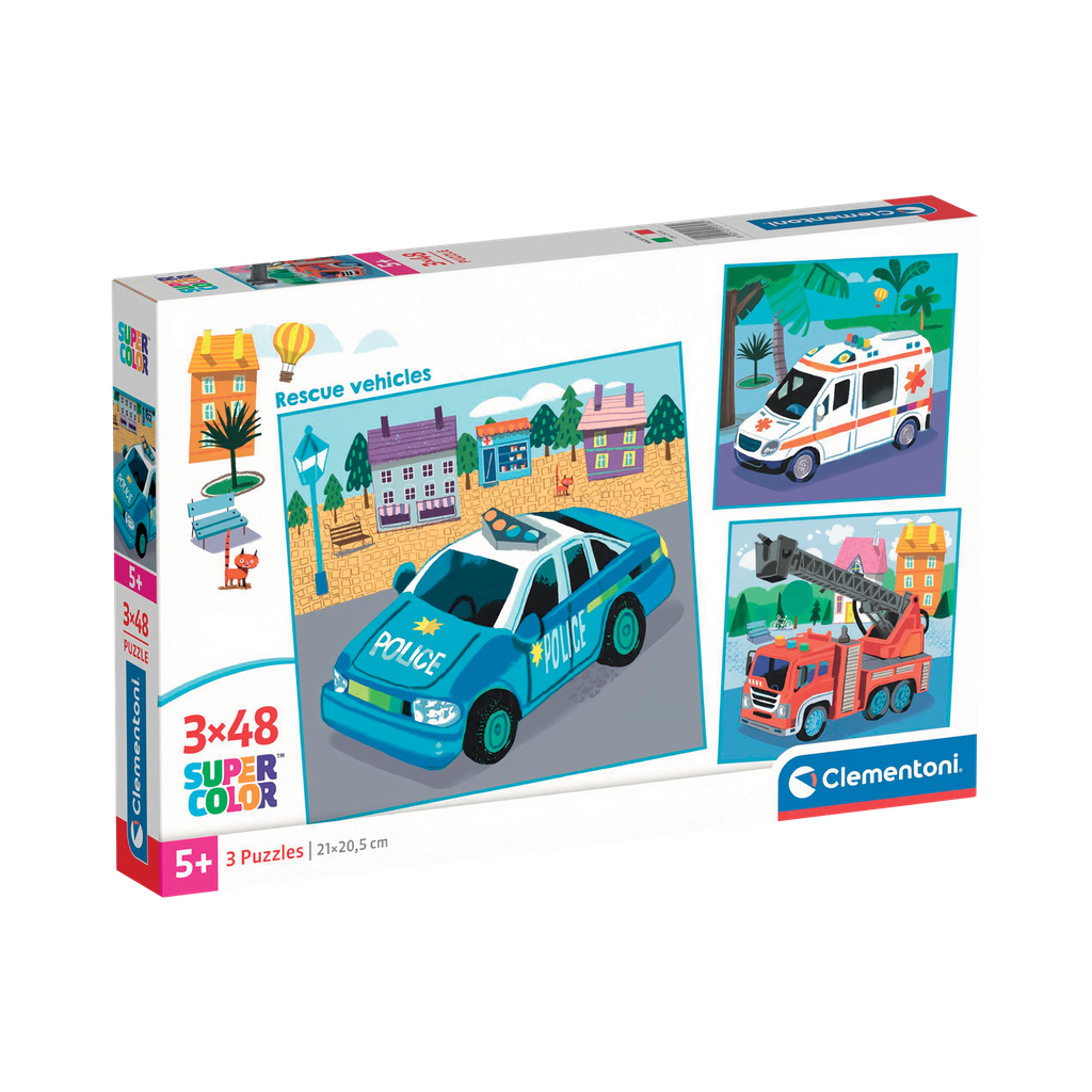 3x48pc Rescue Vehicles