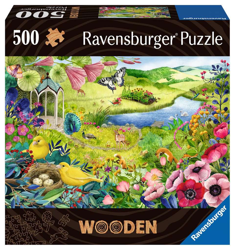 500pc Nature Garden - Wooden Puzzle
