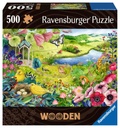 500pc Nature Garden - Wooden Puzzle