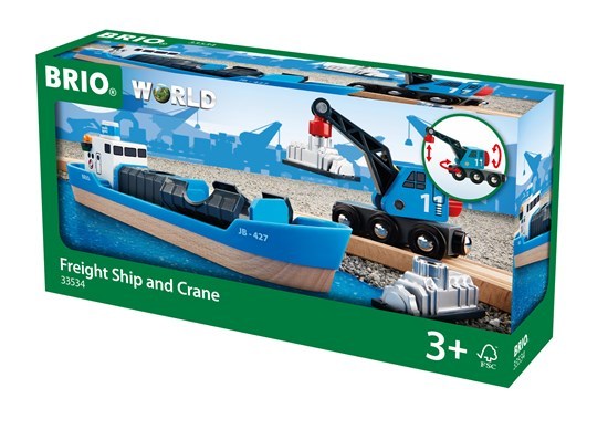Freight Ship and Crane