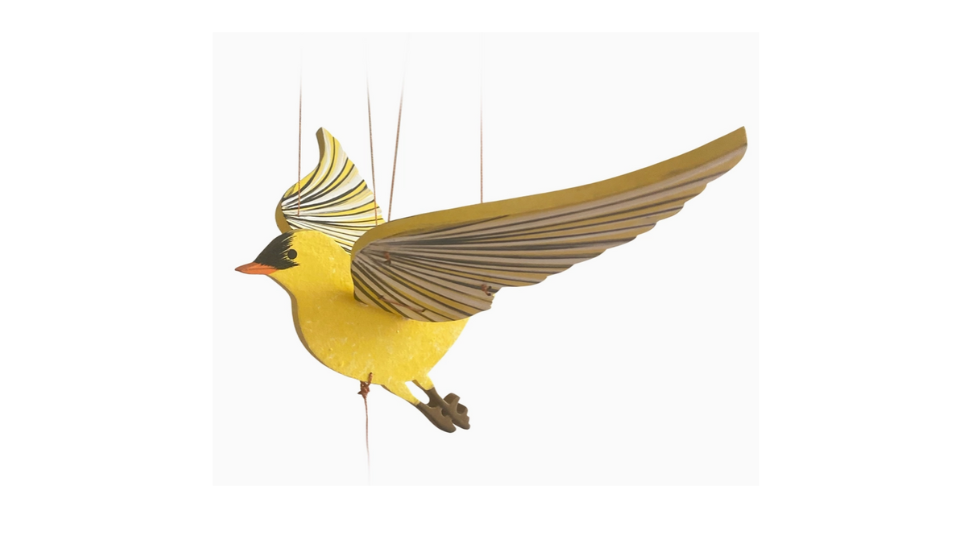 American Goldfinch - Flying Bird Mobile