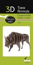 Bison 3-D Paper Model