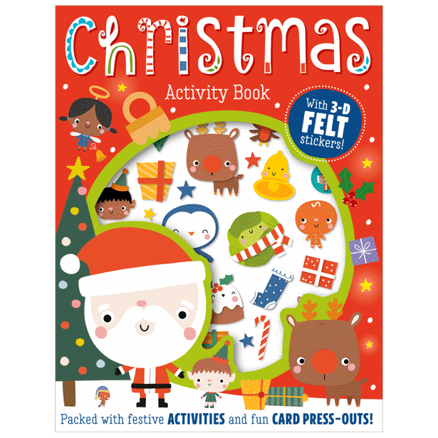 Christmas Activity Book: with 3-D Felt Stickers