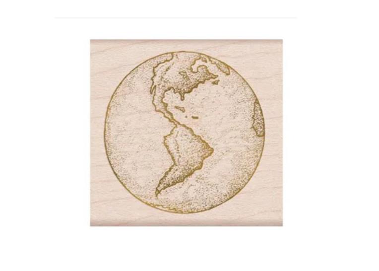 Earth Rubber Stamp - 'From the Vault'