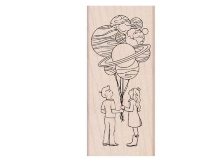 Our Universe Rubber Stamp