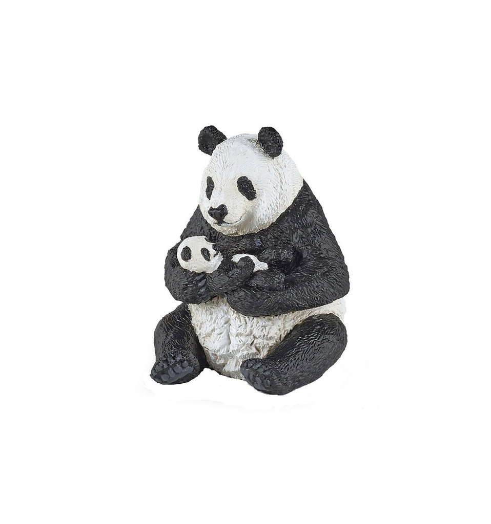 Sitting Panda and Baby