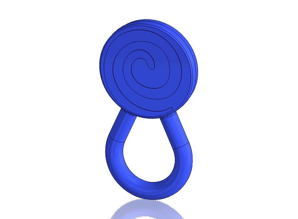 Swirl Blue Mint Chew LOLLI