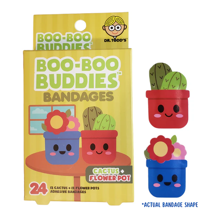 Cactus and Flower Pot Bandages