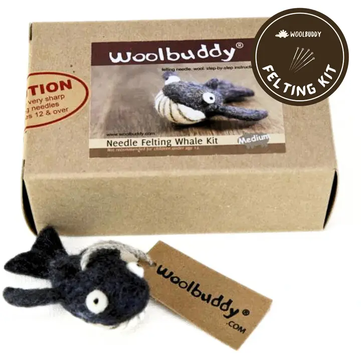 Needle Felting Whale Kit