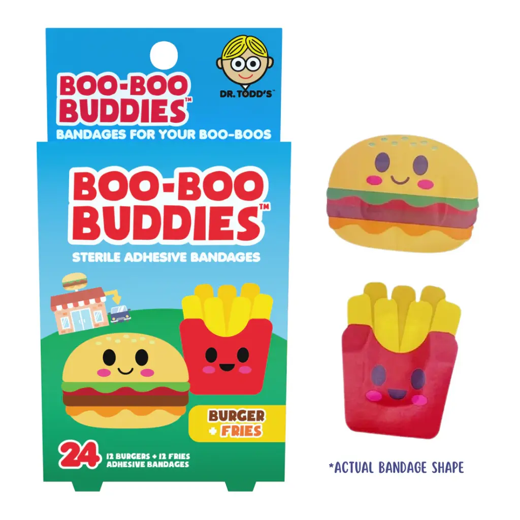 Burger and Fries Bandages