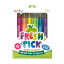 Fresh Pick Apple Scented Gel Crayons - Set of 6