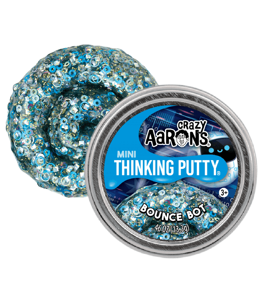 Mini Bounce Bot - 2" Thinking Putty Tin