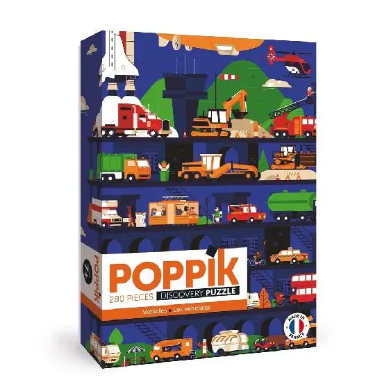 280pc Discovery Puzzle Vehicles