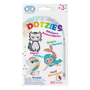 Unicorn, Kitten, Mermaid - 3 Dotzies Stickers