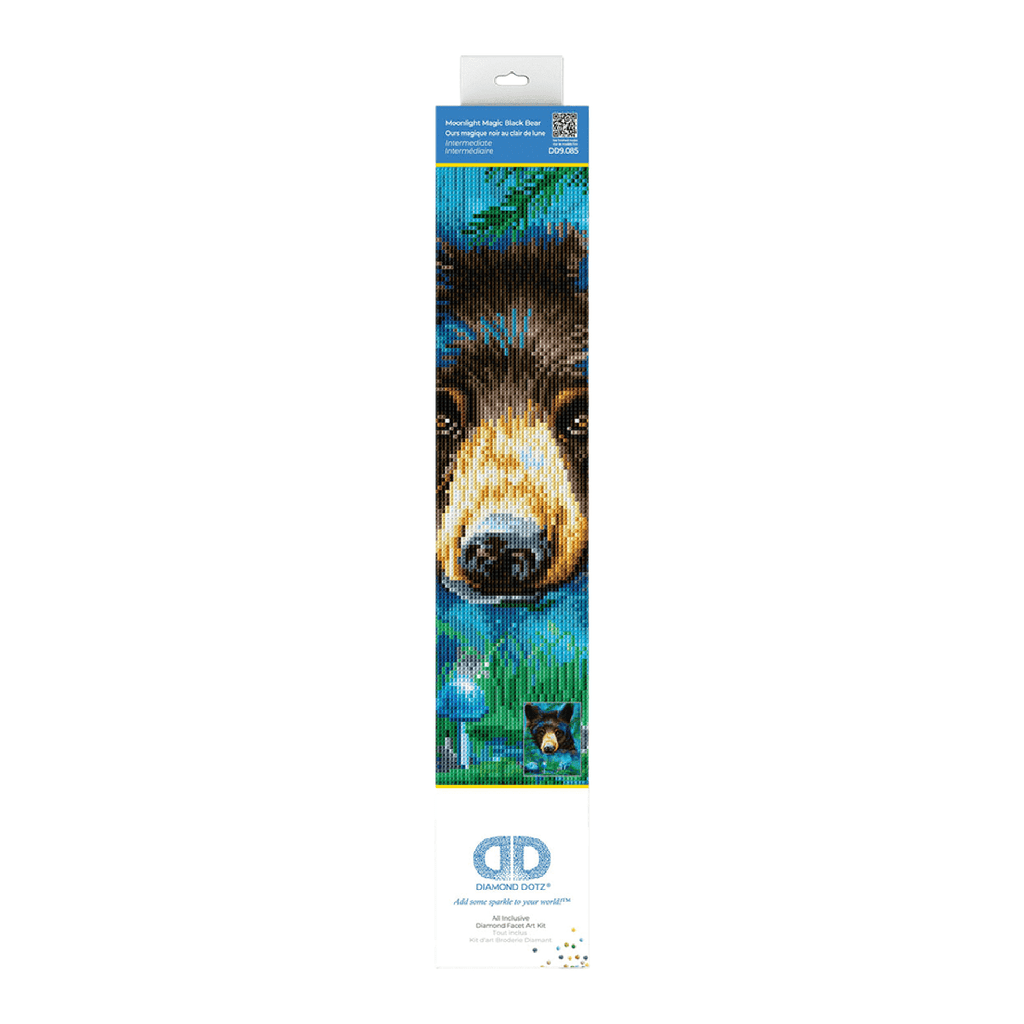 Moonlight Magic Black Bear - 17.6 x 13.7"