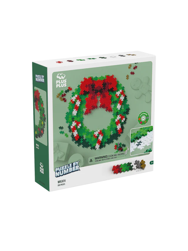 Christmas Wreath - 500pc Puzzle By Number