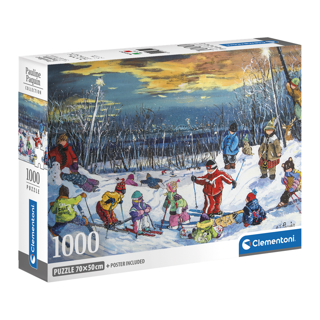 1000pc Let's Go Skiing Together!