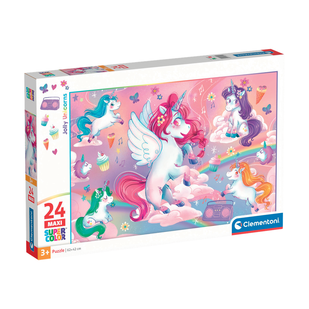 24pc Jolly Unicorns