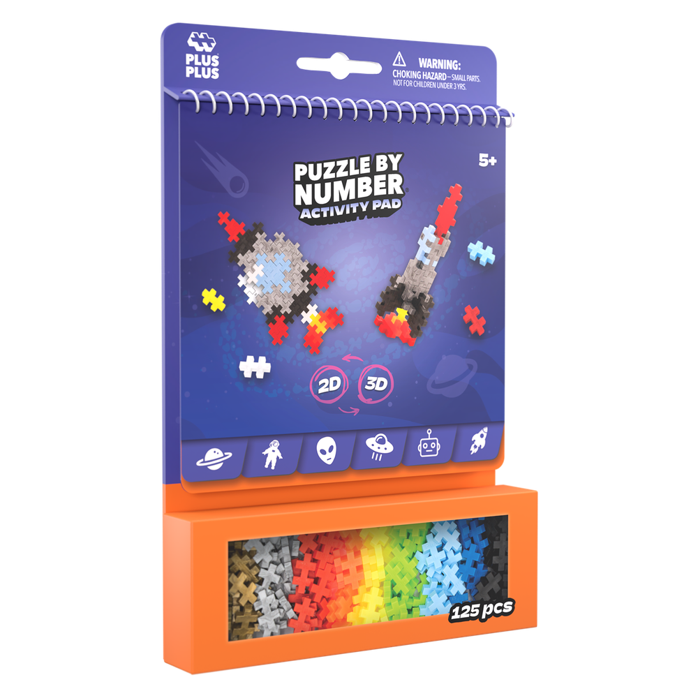 Space Activity Pad - 125pc Puzzle By Number