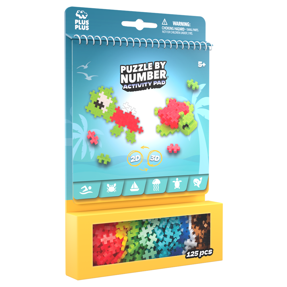 Ocean Activity Pad - 125pc Puzzle By Number