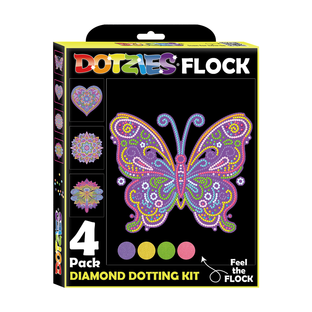 Dotzies Flock - Neon Mandalas